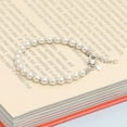 thumbnail image 3 of LeCalla 925 Sterling Silver Beaded Pearl Bracelet for Women, 3 of 5