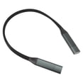 thumbnail image 4 of Neck Lamp, LED Stepless Dimming 3 Color Temperature Aluminum Silicone Comfortable Wearing Neck Reading Light USB Charging  For Sewing, 4 of 8