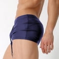 thumbnail image 1 of Bañador tipo bóxer de superficie de red para hombre, bañador personalizado con corte a la moda, estampado sexy, bañador de talla grande, engrosado, 1 of 6