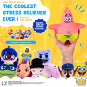 MiraBall SpongeBob Blind Box Surprise Plush Toy with Sticker for Kids, Yellow