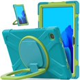 thumbnail image 3 of Funda colorida para Samsung Tab A7 de 10,4 pulgadas T500 con soporte de anillo ajustable grande y protección contra golpes., 3 of 5