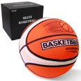 thumbnail image 1 of Baloncesto PZT Silent tamaño 7 con funda de tela de 608 g para interiores, 1 of 8