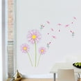 thumbnail image 5 of Back Splash Stick On Tiles For Kitchen Dandelion Wall Decals Flowers Wall Stickers Removable Colorful Dandelions Wallpaper Peel And Stick Art Mural For Classroom Kids Bedroom Bathroom Nursery, 5 of 5