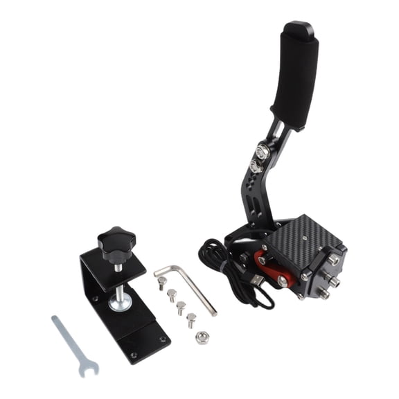 16-bit PC USB Handbrake For Logitech G27 G29 G920 T500 Aluminum Alloy Hall Sensor Adjustable Racing Game Accessory