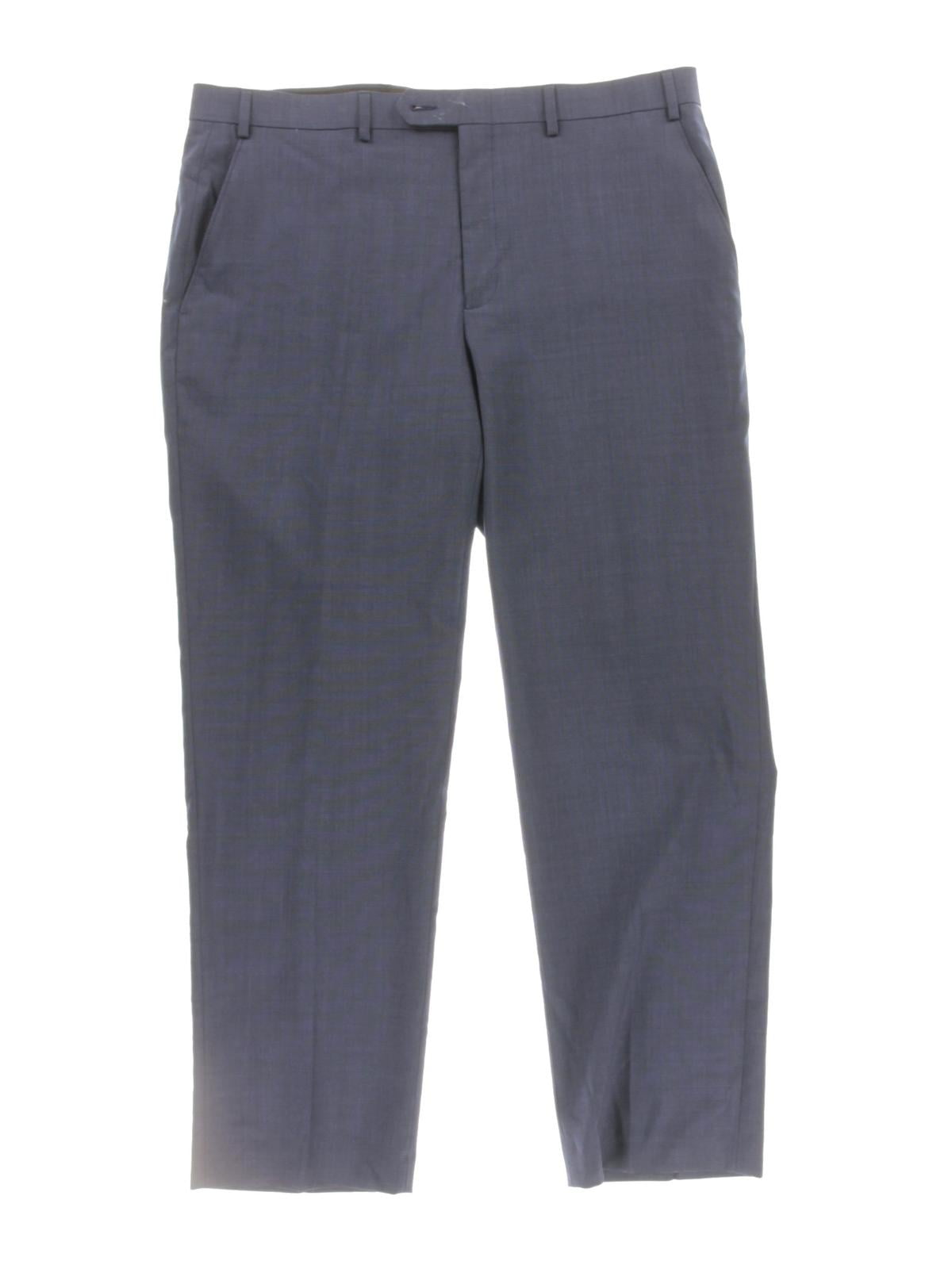 Lauren Ralph Lauren Mens Edgewood Wool Business Dress Pants Navy 44/30 ...