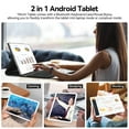 thumbnail image 3 of 10inch Android 15 Tablet,4G Cellular Tablet with 128GB ROM+14(8+6)GB RAM,5G WIFI,Octa-Core,13MP Camera,GPS,1TB Expandable,FHD IPS,8000mAh,Face Unlock,Split-screen,Android Tablet with Keyboard,Silver, 3 of 12