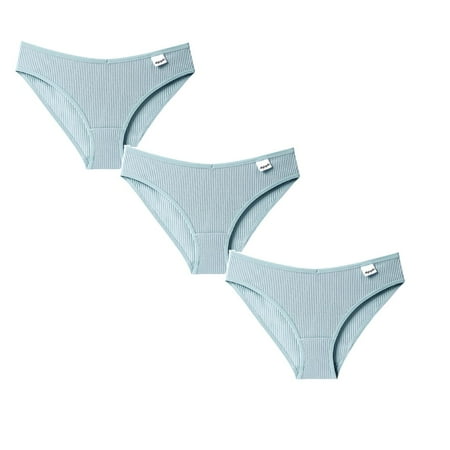 

Womens Underwear Brief Lingerie Bikini Thongs Panties3PC