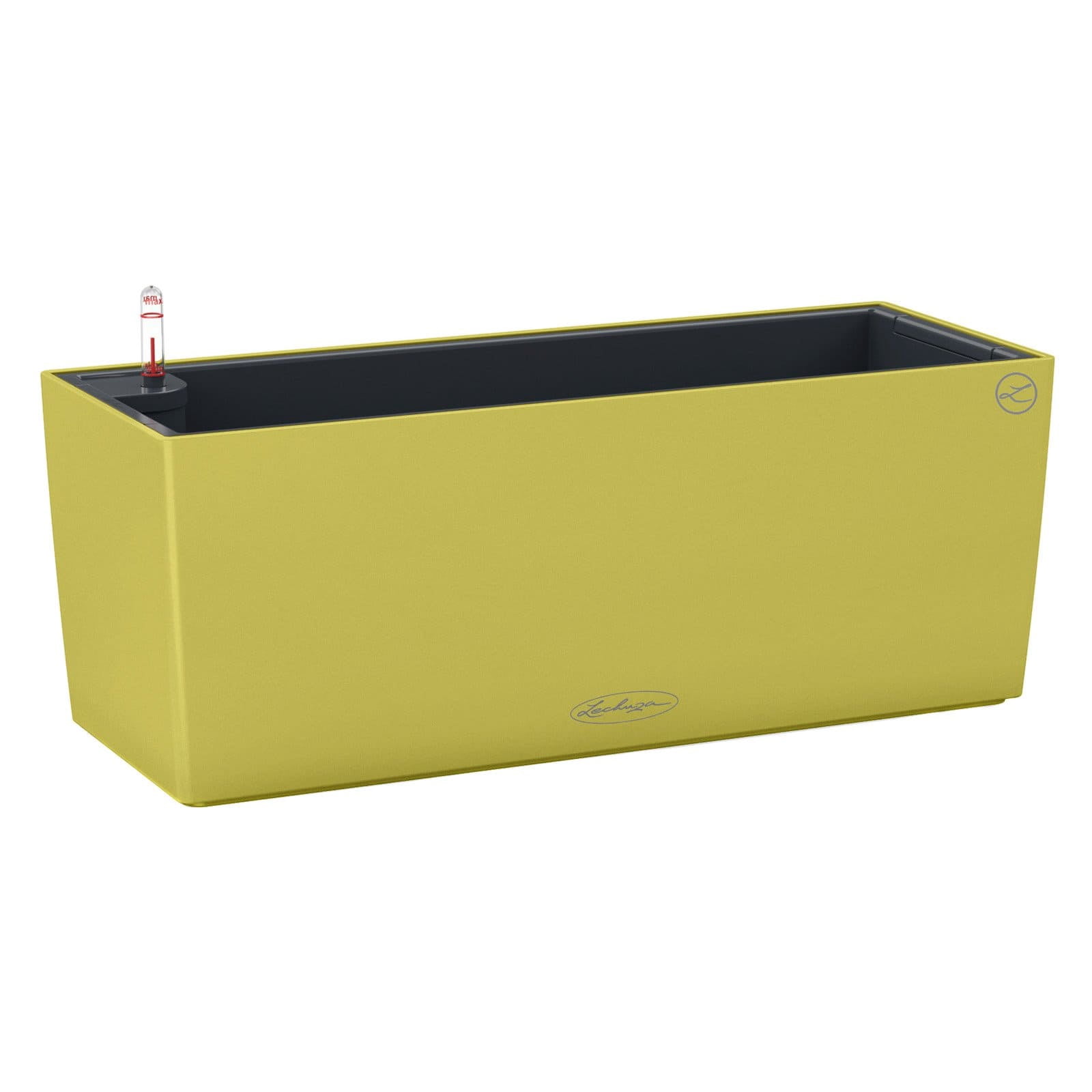 BALCONERA Color 50 Slate, Self-Watering Window Box (Railing Planter), H7.5 L19.7 W7.5 in