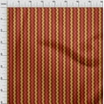 thumbnail image 3 of oneOone Cotton Jersey Red Fabric Stripes Quilting Supplies Print Sewing Fabric By The Yard 58 Inch Wide-HFY, 3 of 4