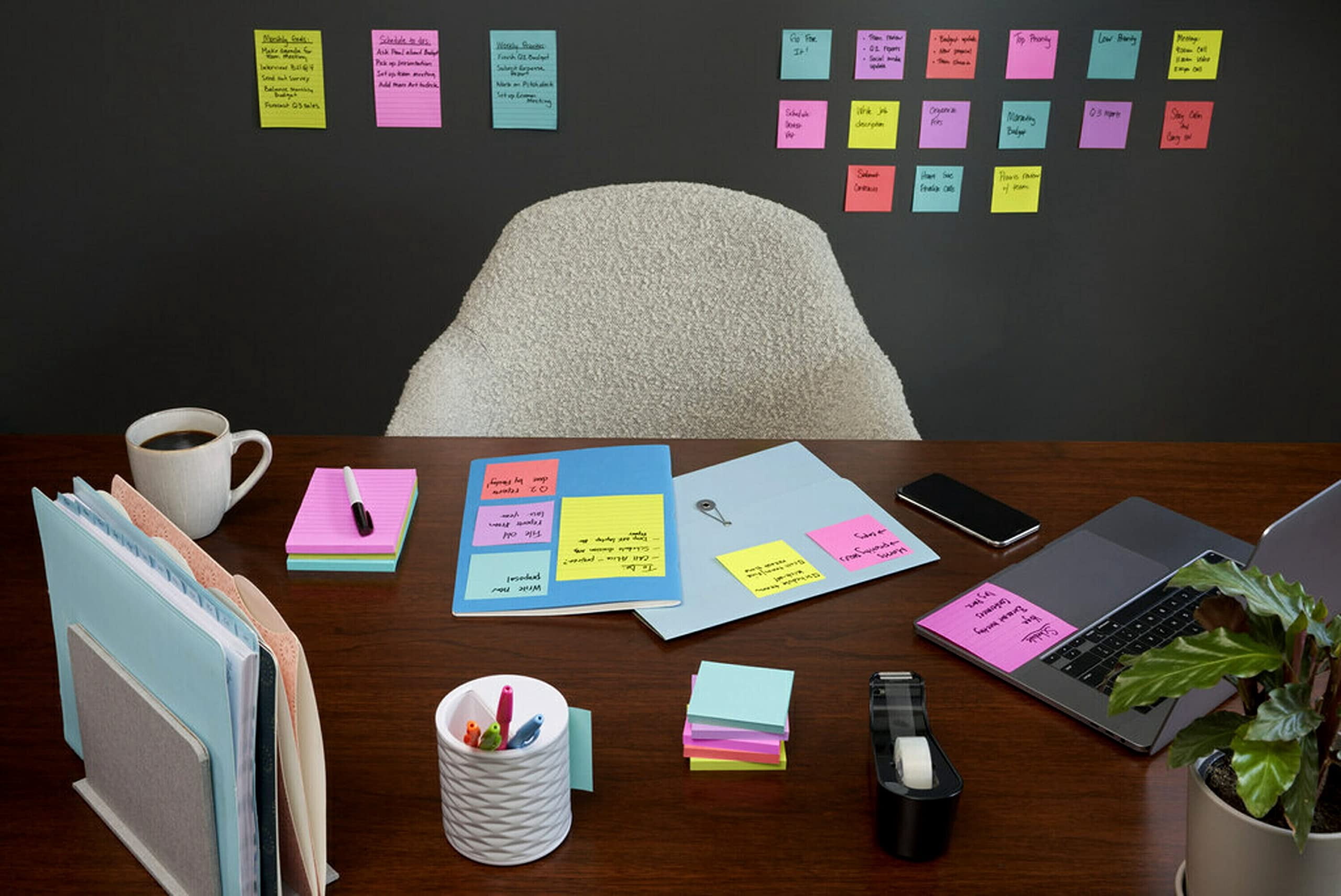 Post-it Super Sticky Notes, 's Exclusive Color Collection, Guava, Iris, Neon Green, 12 Pads/Pack, 90 Sheets/Pad, Assorted Sizes (4642-12SSMX)