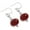Garnet Quartz, variant on 925 Sterling Silver Women Jewelry Natural Black Onyx Earring