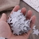 thumbnail image 5 of 100 piezas de confeti dorado con purpurina de doble cara para decorar cupcakes, bodas, cumpleaños, baby showers (estrella plateada), 5 of 6