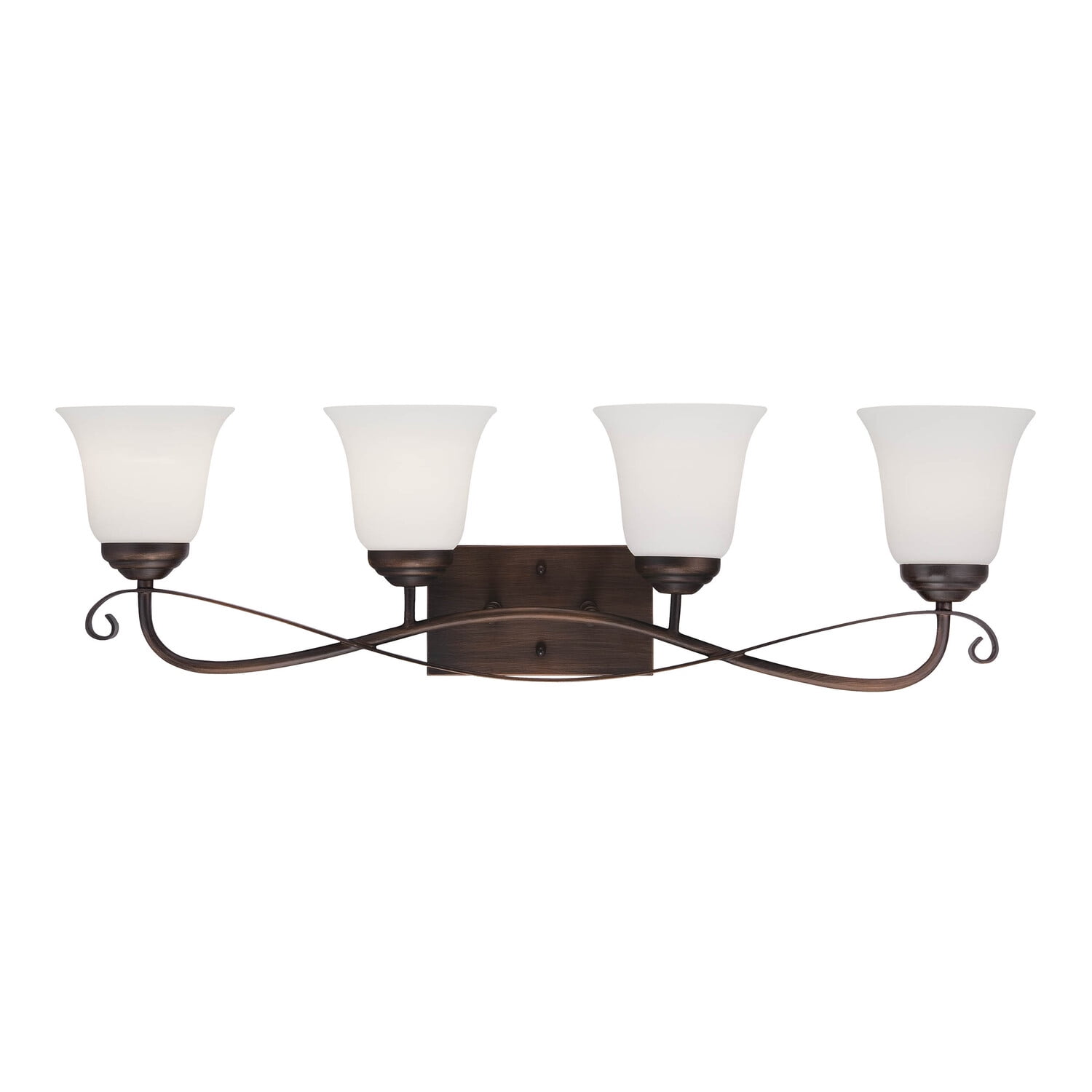 Millennium Lighting Kingsport 4 Light Vanity Fixture in Rubbed Bronze