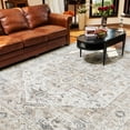thumbnail image 6 of SIXHOME 8'x10' Area Rugs for Living Room Washable Rug Vintage Medallion Living Room Rug Distressed Soft Carpet Large Area Rugs for Bedroom Dinning Room Office Indoor Retro Home Decor Taupe, 6 of 8