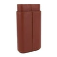 thumbnail image 1 of Caja de s Portátil Hecha de material cuero de PU, Estuche Que Lleva Del Del Viaje Forrado de CUTICAT Estuche de cigarros forrado de cedro, 1 of 7
