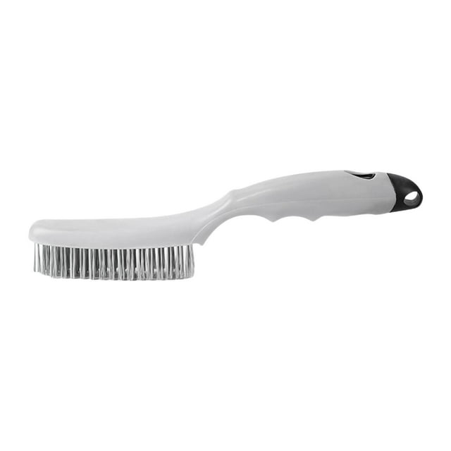 Cepillo de alambre para limpiar óxido, pulir, cepillo de alambre, cepillo de acero inoxidable para raspar.