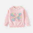 thumbnail image 2 of CheerKidz Unisex Kids Sweaters Boys and Girls Long Sleeve Crewneck Fall Knit Tops Cute Pullover Jumper Round Neck Shirts Fall Winter Sweaters(Pink#2,5 Years), 2 of 9