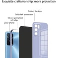 thumbnail image 6 of Compatible with Oppo A16 Case Silicone Shockproof Oppo A16 Phone Case Anti-Scratch Ultra Thin Plating TPU Cases (Oppo A16, Lavender Grey), 6 of 14