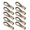 thumbnail image 1 of Cord End Cap Rope Stop Snap Decking Fittings Bulk Strong Zinc Alloy Bell Hook Screw Bags Shoes Accessories, 1 of 7