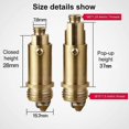 thumbnail image 5 of pcs Pop Up Basin Drain, Pop-up Basin Drain Replacement, Sink Drain Plug, Basin Pop Up Click Bolts, Suitable for Most Sink Bathtub Basin Drain Plu, 5 of 5