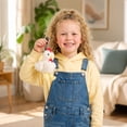 thumbnail image 4 of StlyGar Cute Chicken Plush Toy, Soft Fluffy Hen Stuffed Animal, Farm Animal Plushie in White & Brown, Gift for Kids White, 4 of 5