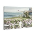 thumbnail image 4 of Stupell Industries Coastal Bay Cottage Landscape & Nature Painting Wrapped Canvas Art Print Wall Art, 30 x 20, 4 of 8