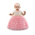 thumbnail image 2 of Kids Girls Ruffled Princess Bridesmaid Pageant Gown Birthday Party Wedding Dress Dress For Girl Casual Summer Dresses For Girl 2024, 2 of 9