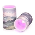 thumbnail image 7 of Yayeee Flameless Candles with Remote Flickering Battery Operated Multi Color Changing, Watercolor Mountatin, 7 of 7