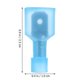thumbnail image 2 of unbranded 150Ud Terminales De Aislados De Nylon 16-14 Awg Para Cableado Color Azul, 2 of 5