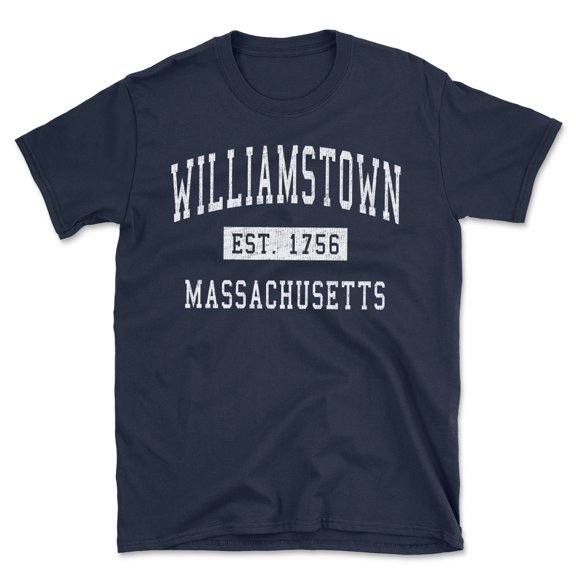 Williamstown Massachusetts Classic Established Men's Cotton T-Shirt