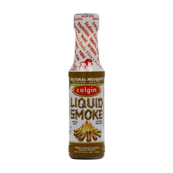 Colgin Liquid Smoke Mesquite Flavor, 4 fl oz Bottle (Pack of 16)
