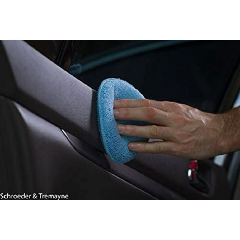 Microfiber Car Wax Applicator Pad, 20 Pack 5 Inch Blue Ultra-Soft Foam  Applicator Pad for Car Detailing, Waxing, Buffing and Polishing, Car Buffer