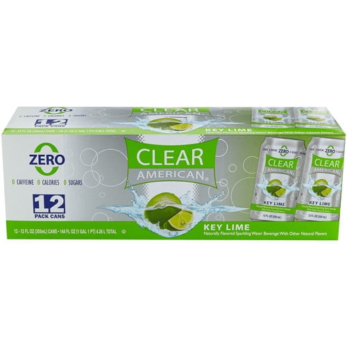 Clear American Key Lime Sparkling Water, 12 Fl. Oz., 12 Count