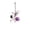 Purple #107, variant on Solar Lights Outdoor Colorful Insect Hanging Lanterns Bee,Waterproof Decor for Trees,Patio & Pergola