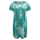 thumbnail image 3 of WILLBEST Vestidos Casuales para Mujer Vestido Estilo Túnica Estilo Bohemio con Cuello Redondo y Dobladillo Oscilante Étnico para Verano y Playa Extra Grande, 3 of 3