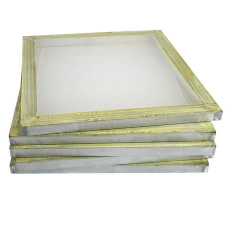 6 Aluminum Silk Screen Printing Press Screens 156 Frame Mesh 18" x 20"