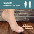 thumbnail image 3 of Zentoes Hammer Toe Straighteners, Flexible Hammer Toe Separator Cushion (Soft Support, Beige), OSFM, 3 of 10