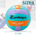 thumbnail image 4 of Pelota de poliuretano suave e impermeable de Volleyball Runleaps, tamaño 5, 4 of 7