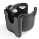 thumbnail image 1 of 1 portavasos para cochecito con soporte para teléfono, portavasos para bicicleta, portavasos universal 2 en 1 para cochecito, bicicleta, silla de ruedas, andador, scooter, negro, 1 of 5