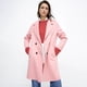 thumbnail image 3 of Qarigey Mujeres de doble botonadura Casual temperamento sólido otoño cuello en V abrigo largo abrigos de longitud media chaqueta de viaje en casa Abrigos y chamarras Rosado S Qarigey AP013339-01, 3 of 6
