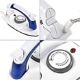 thumbnail image 5 of Travel Steam Iron - Portable Compact Foldable Steam Travel Iron With Ergonomic Folding Handle And Non-stick Soleplate For Home Use And Travel, 700w(eu, 5 of 5