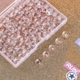 thumbnail image 5 of 100 Pcs Push Pins 1/3 Inch Rose Gold Map Tacks Large Size Pins Rose Gold Steel Point And Transparent Plastic Round Head, 5 of 5