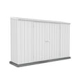 thumbnail image 3 of Absco Space Saver 10' x 2.5' Metal Garden Shed - Surfmist, 3 of 12