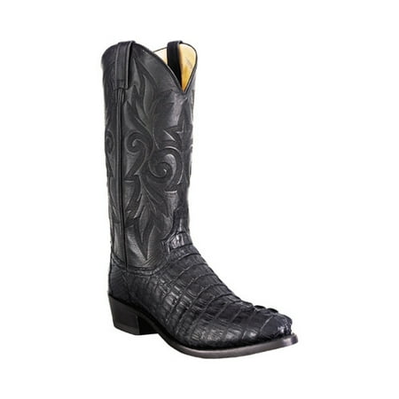 Cognac Caiman Tail - Men's Dan Post Boots Caiman Tail