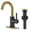 Black and Gold-Classic, variant on Classic Black and Gold Bathroom Sink Faucet 1 or 3 Hole with Pop Up Drain