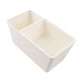 thumbnail image 1 of Organizador de almacenamiento de alimentos, escurridor de cocina, frutero desmontable de doble capa para refrigerios Blanco, 1 of 9