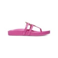 thumbnail image 2 of Circus by Sam Edelman Womens Jules Faux Leather Laser Cut Thong Sandals, 2 of 3