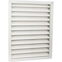Air Vent 81237 Aluminum Gable Louver Vent, White, 18 x 24 In. - Quantity 2