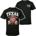 thumbnail image 1 of Lone Star Beer Texas Tunes Front and Back Print T-Shirt-Large, 1 of 3