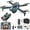 Gray, variant on Orange Orange Brushless Motor Drone With Built In Screen Remote Control Altitude Hold Hd Camera Quadcopter For Outdoor Flying Overall Size 11.0X8.3X3.5Inch
